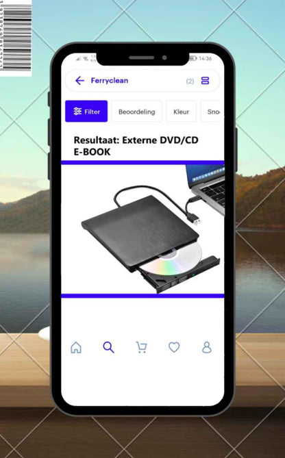 Compacte handleiding voor externe DVD/CD-speler - FerryClean Digitaal